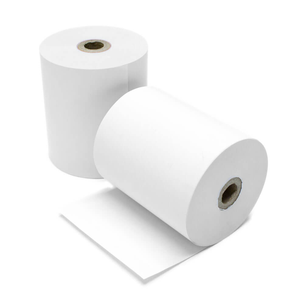 57x40 Thermal Rolls For PDQ Machine 55gsm Paper Thinner Paper Longer Lasting 